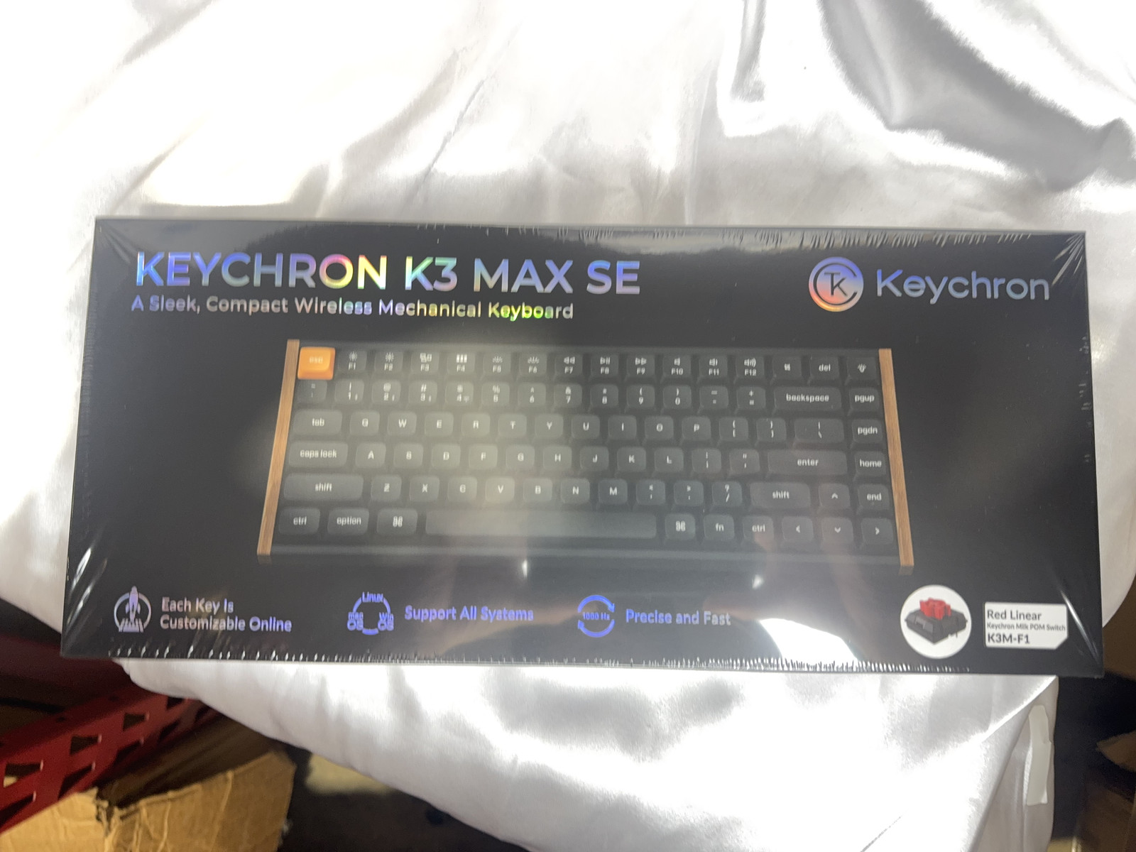 Keychron K3M-F1 Max SE QMK 2.4 Ghz Wireless &amp; Bluetooth Mechanical Keyboard