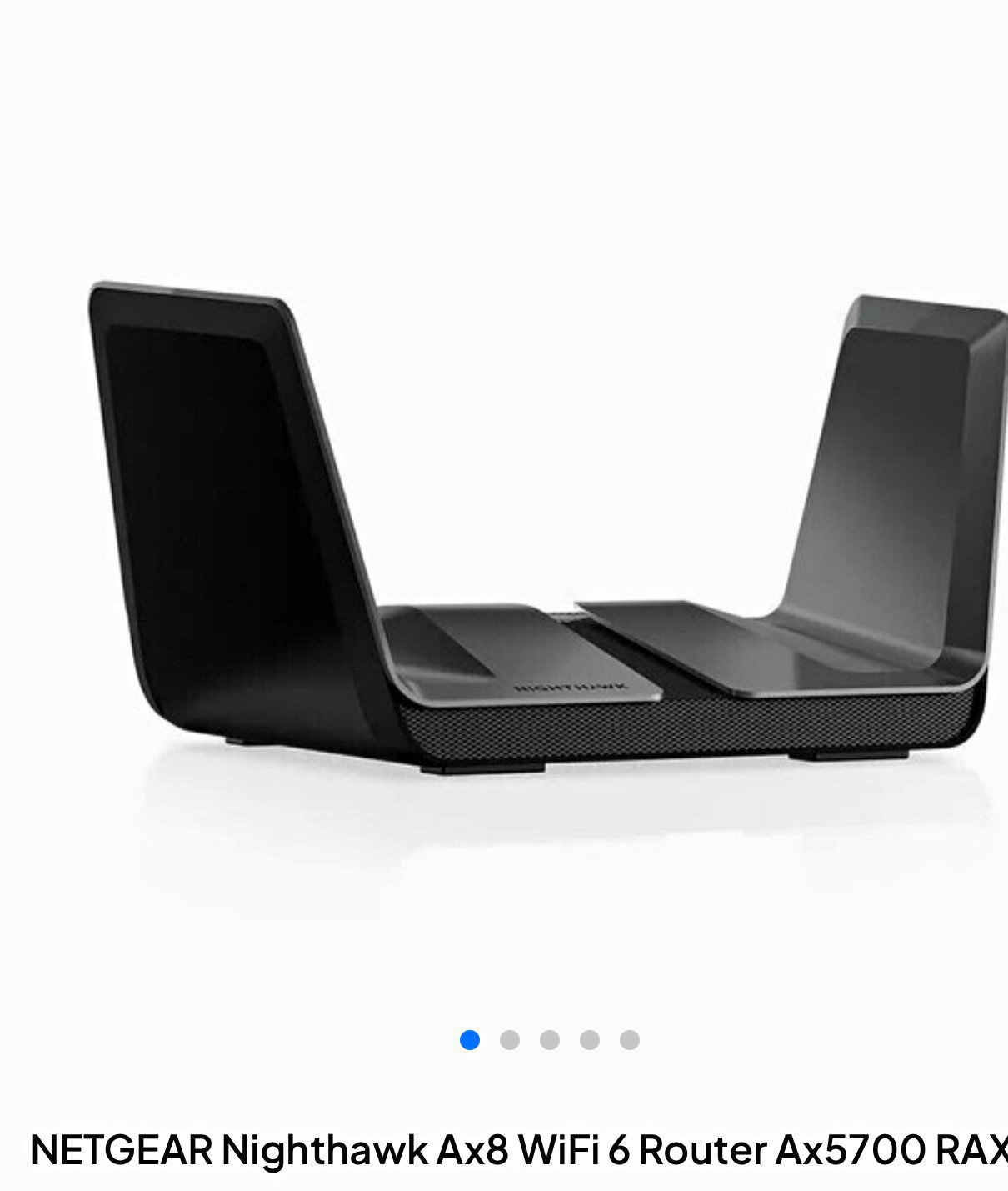 NETGEAR Nighthawk AX8 AX5700 WiFi 6 Router RAX75 5-Port USB Link Agg