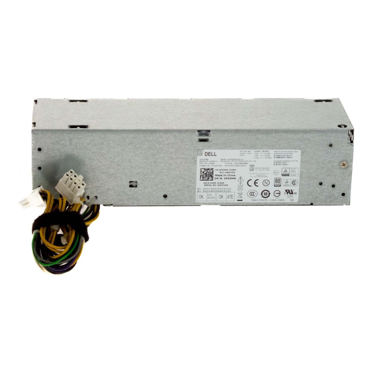 POWER SUPPLY DELL 0FN3MN L255ES-01 255W 80 PLUS BRONZE OptiPlex 3020 7020 9020