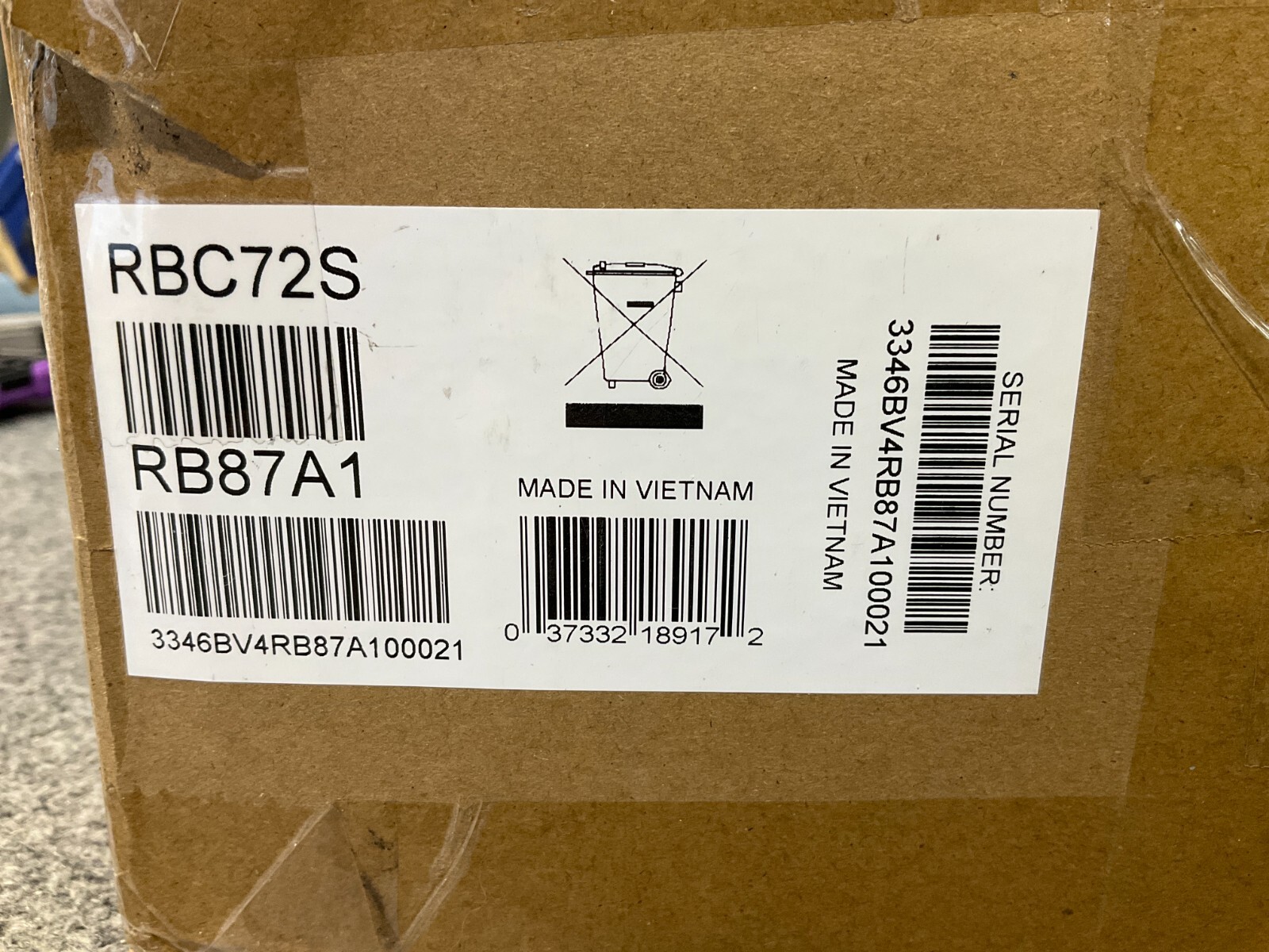 Tripp Lite Replacement Battery RBC72S ✅❤️️✅❤️️ OPEN BOX - READ 