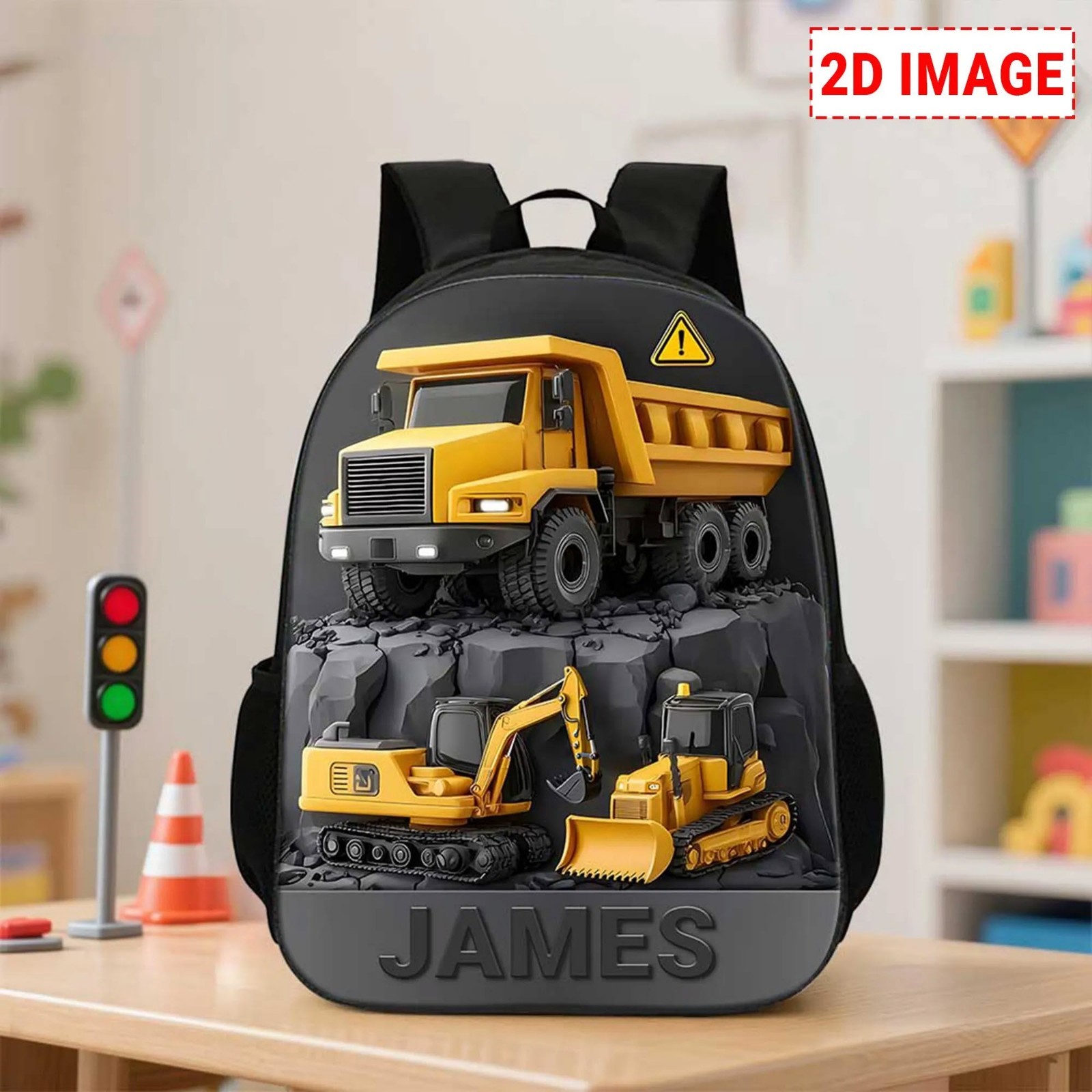 Personalized Kids Dinosaur Backpack Back To School Birthday Gift Boys Toddler Up
