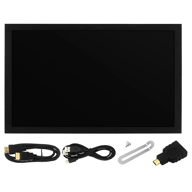 SHCHV 7" Portable Monitor 1024x600 IPS HDMI VGA AV Type-C for PC Pi
