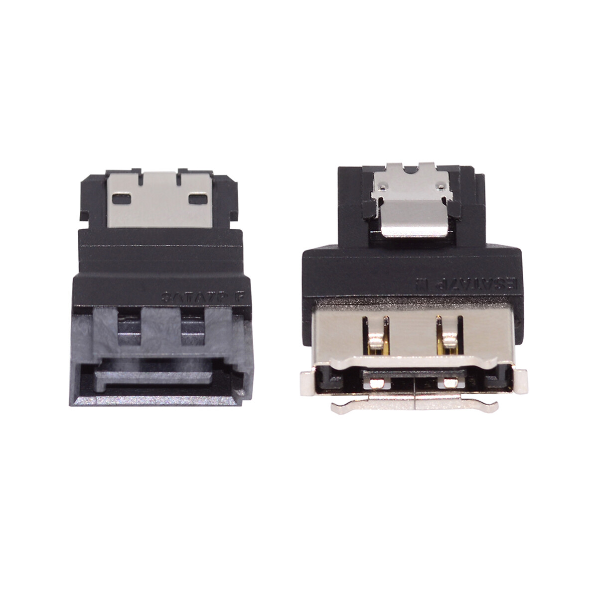 Cablecy 2pcs/lot SATA 7Pin Male to ESATA Female & External ESATA to SATA Adapter