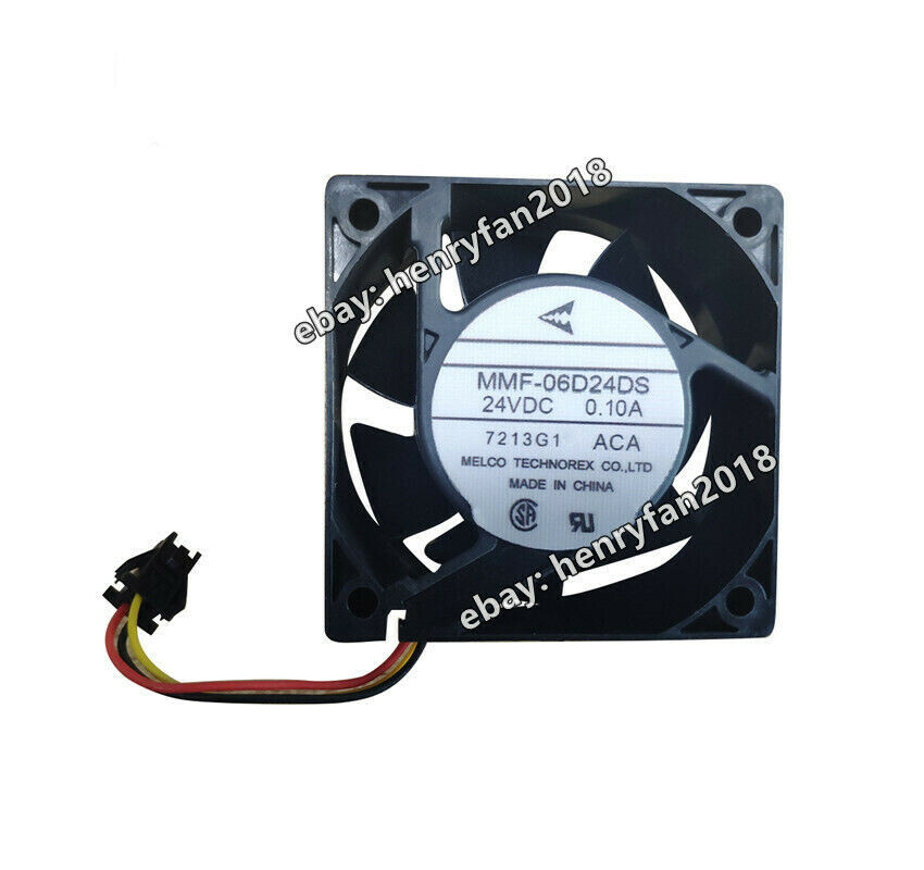 For Melco MMF-06D24DS-ACA DC 24V 0.10A 60*60*25MM Inverter Cooling Fan