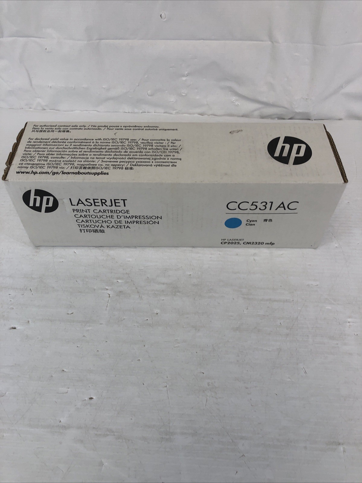 HP CC531AC  Cyan Laserjet Ink Toner