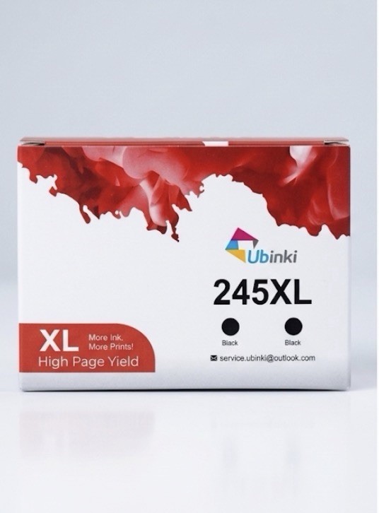 Ubinki 245XLfor Canon Ink 245(2 Black)
