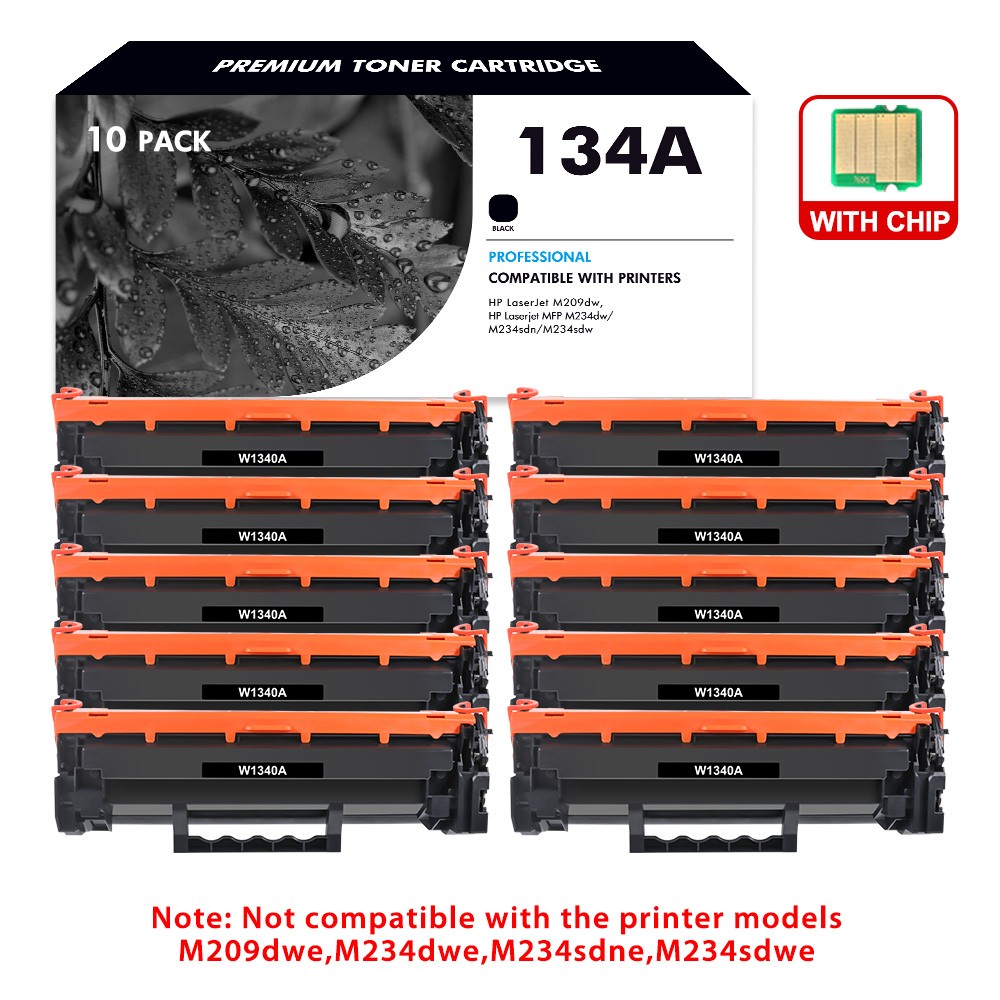 10 PK W1340A Toner Cartridge With Chip Fits for HP 134A M234dw M234sdn M234sdw