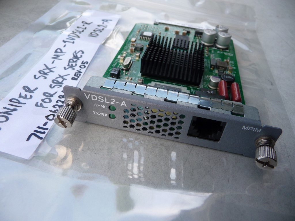 AU SELLER Juniper SRX-MP-1VDSL2-A VDSL2-A Module For SRX320/340 - TESTED