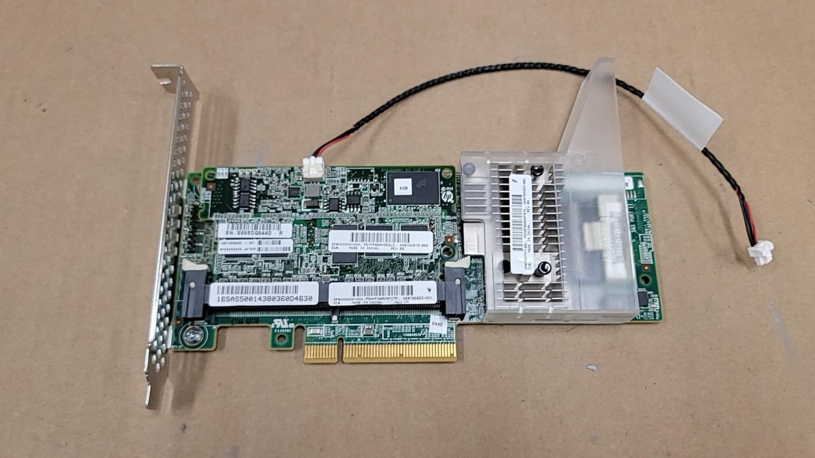 HP 749797-001 726821-B21 Smart Array P440 2P 12GBs PCIe SAS Controller w/4GB F
