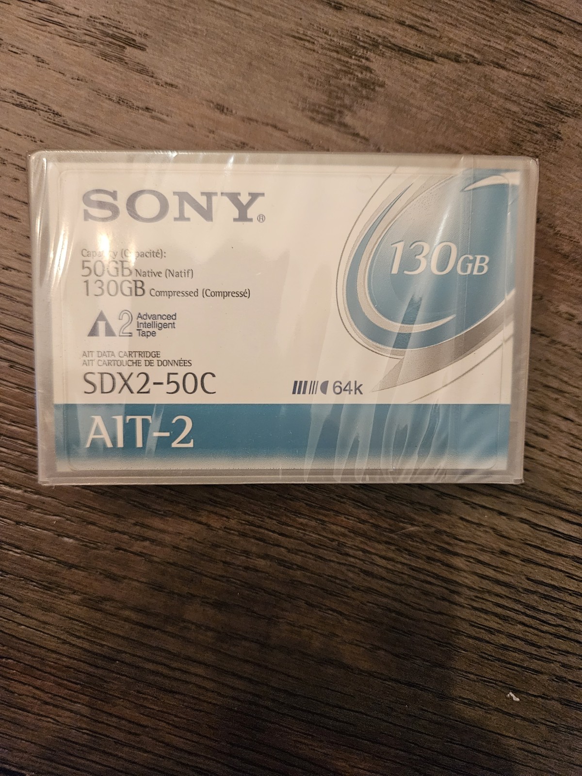 NEW SONY AIT-2 SDX2-50C  50/130GB Data Tape Cartridge 