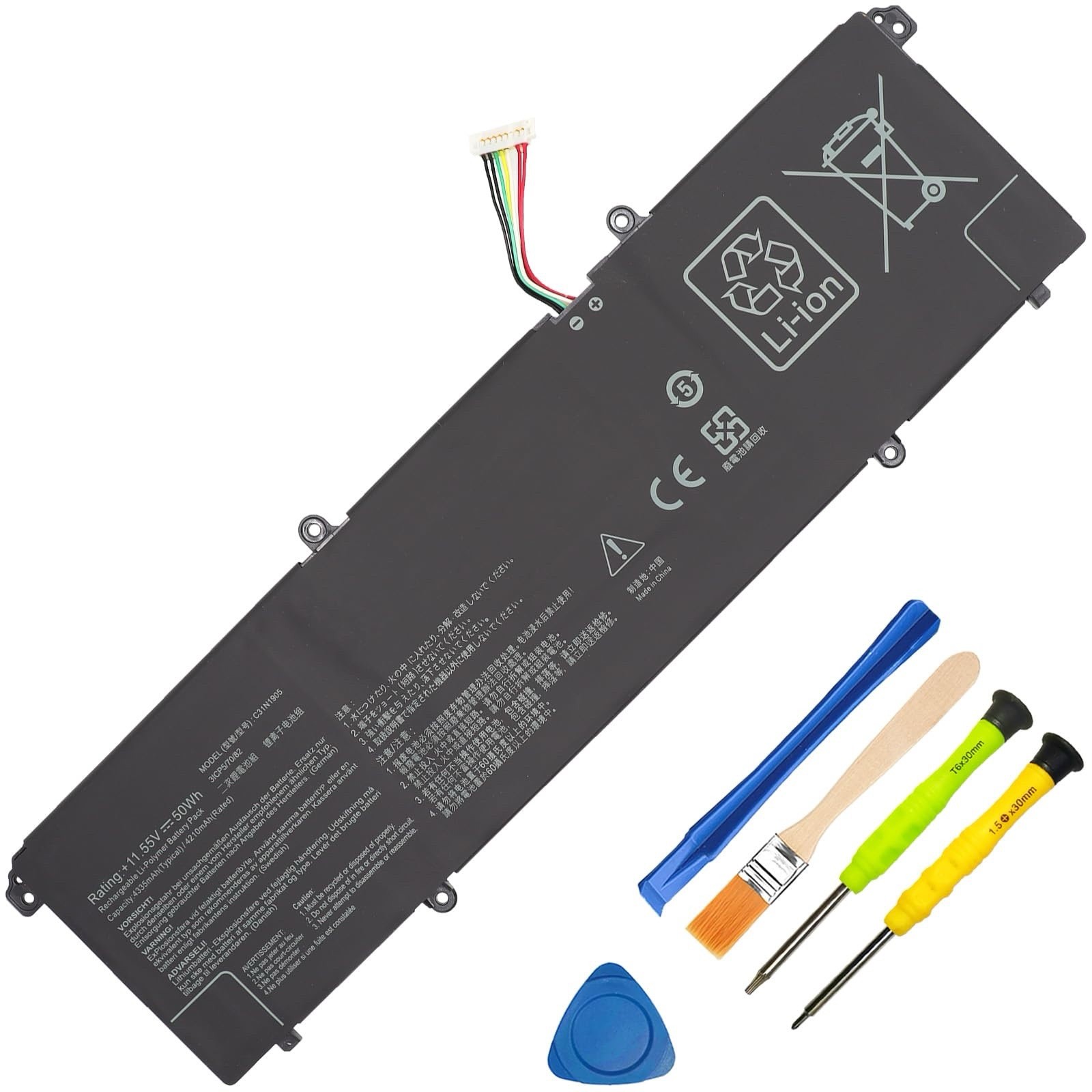 HKRKQN 50Wh C31N1905 Laptop Battery Replacement For Asus VivoBook S13 S330FA