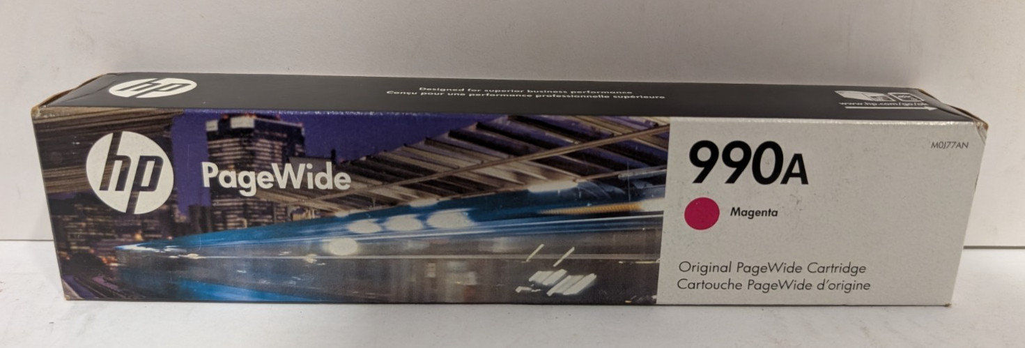 HP Genuine 990A Magenta PageWide Cartridge - EXP. 10/2027