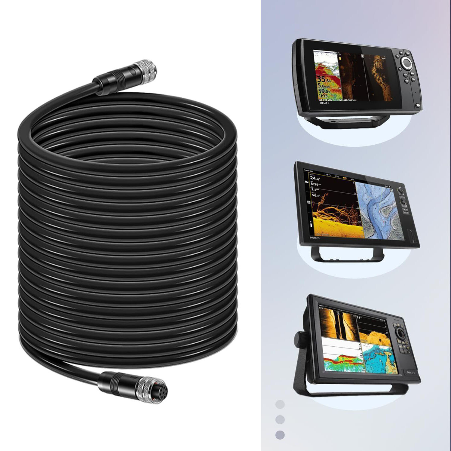 for Humminbird 720073-4 Boat Ethernet Cable AS EC 30E Ethernet Cord 30 Feet