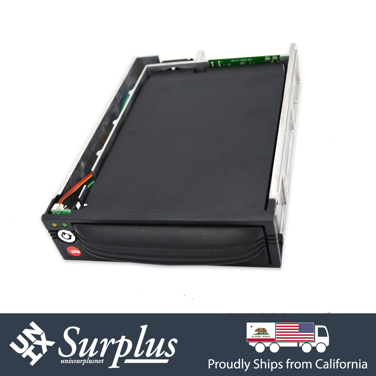CRU DataPort 10 DP10 Removable Swap Hard Drive Carrier SATA 6Gb/s 5.25" No Key