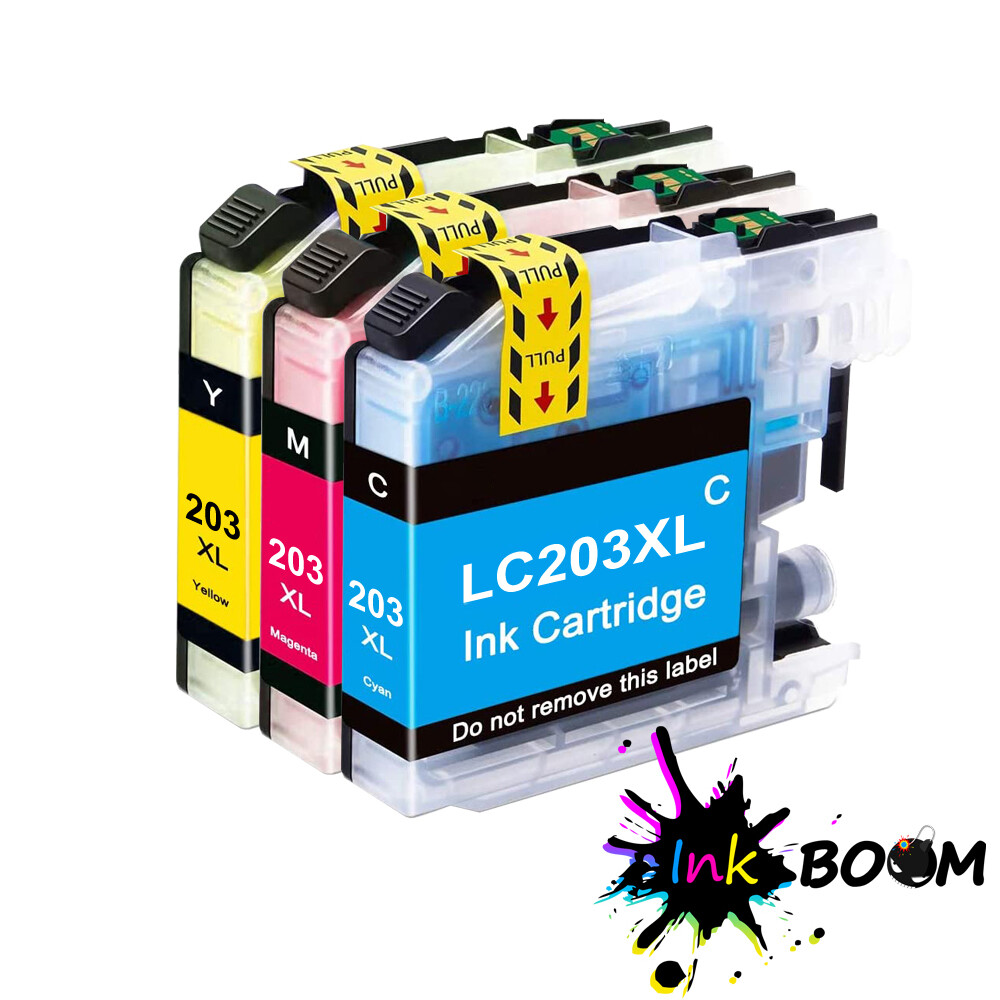 3 CMY Ink Cartridge fits Brother LC203 MFC-J4420DW J4620DW J5620DW J680DW J880DW