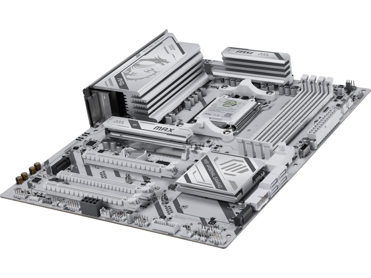 MSI MAG B850 GAMING PLUS MAX WIFI Motherboard, ATX - Supports AMD Ryzen 9000 /