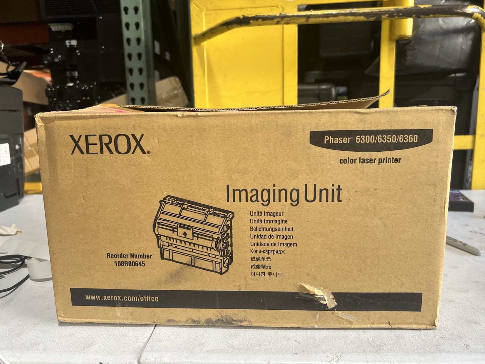 Genuine Xerox 108R00645 Imaging Unit Phaser 6300 6350 6360 OEM Open Box