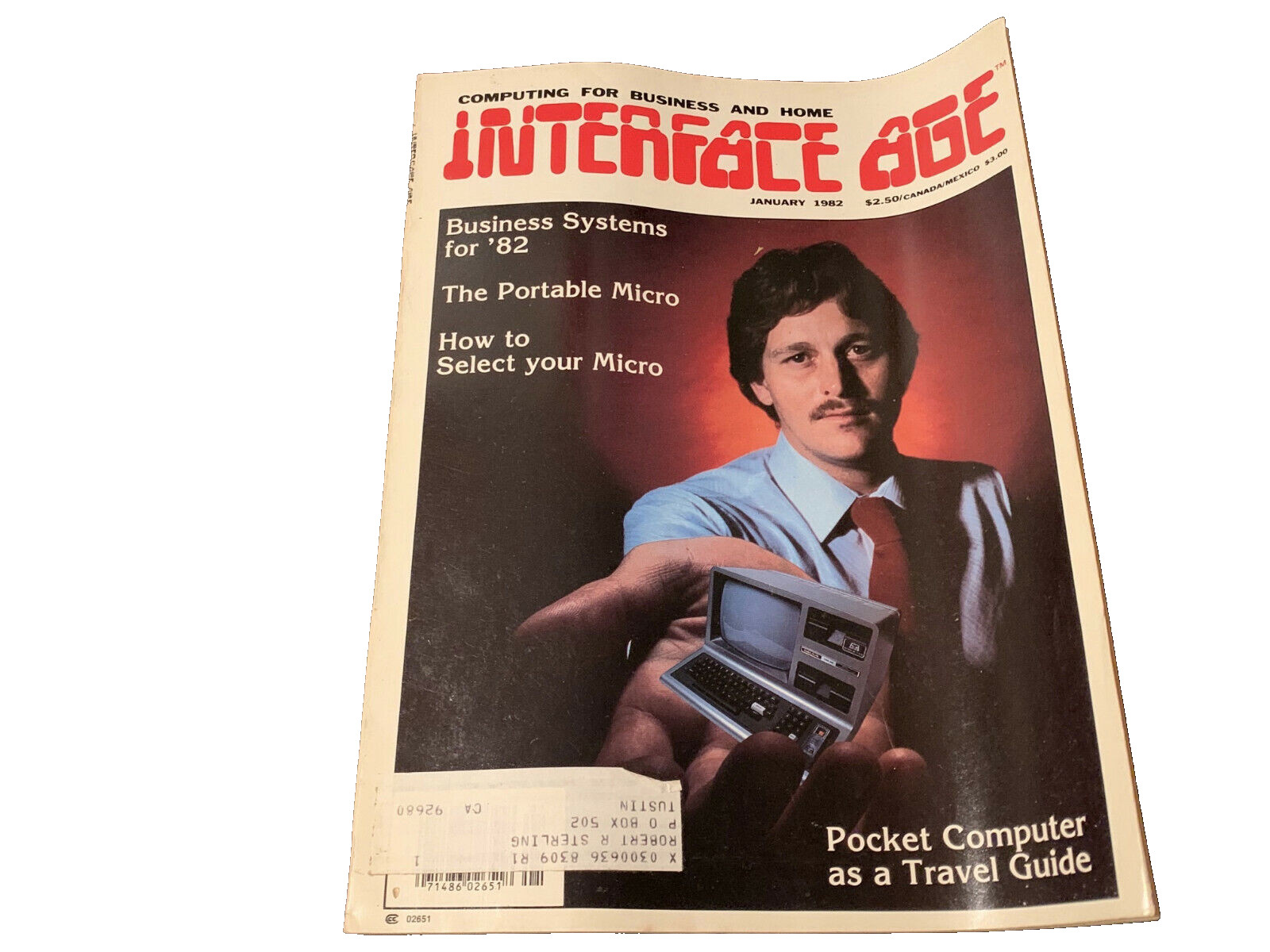 INTERFACE AGE MAGAZINE VINTAGE JAN 1982 RARE LAST ONE 