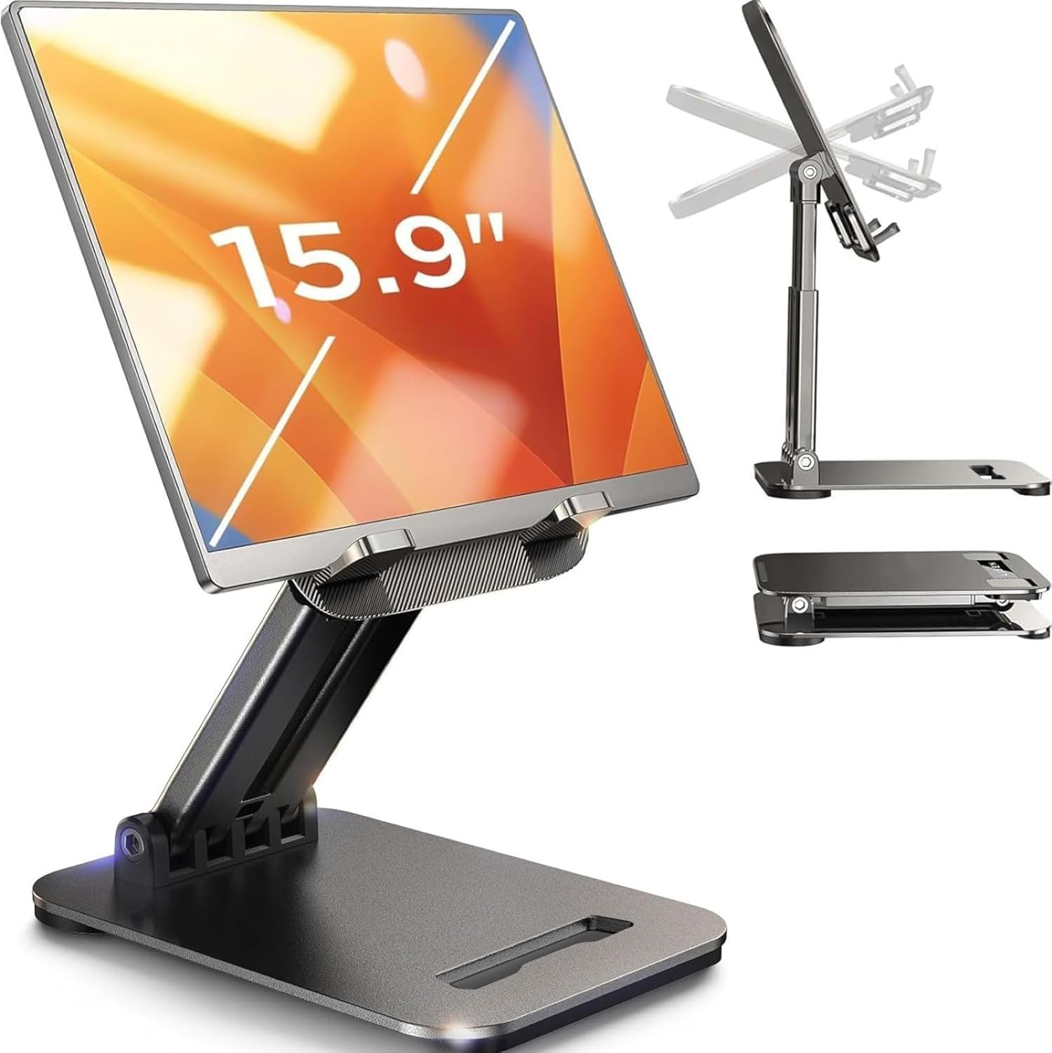 Tablet Stand for iPad, Tablet Holder for Desk, Desk Accessories Portable Monitor