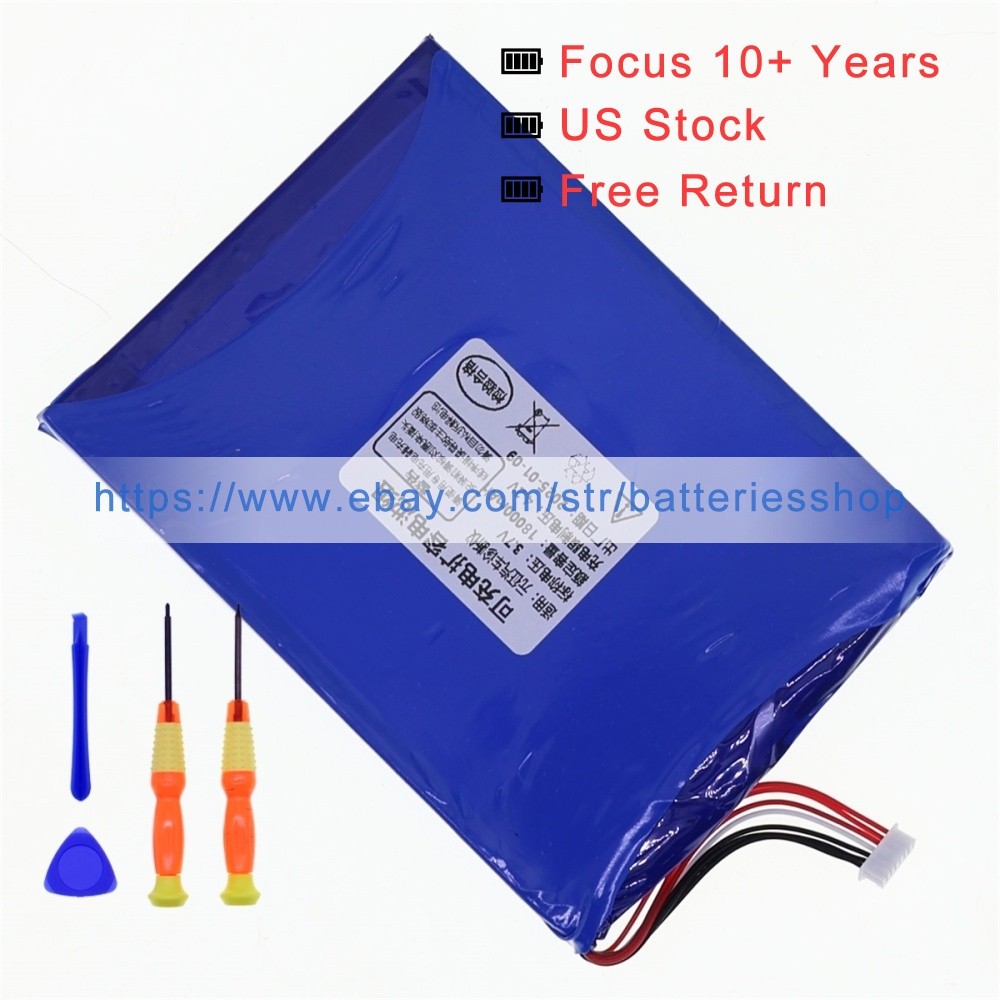 Genuine new 3.7V 12000mAh/18000mAh 44.4Wh Launch X-431 PAD II Battery