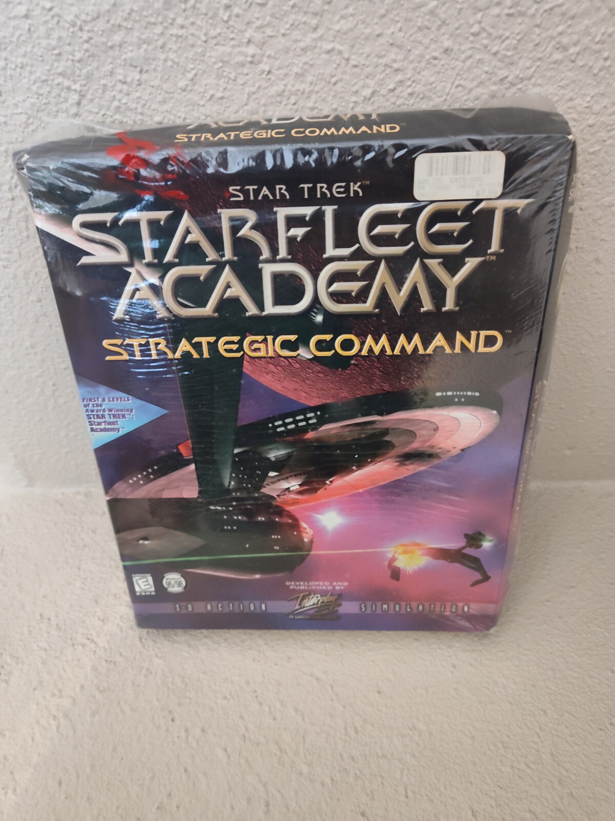 Star Trek Starfleet Academy Strategic Command NEW Sealed Box Vintage 1997 Flat