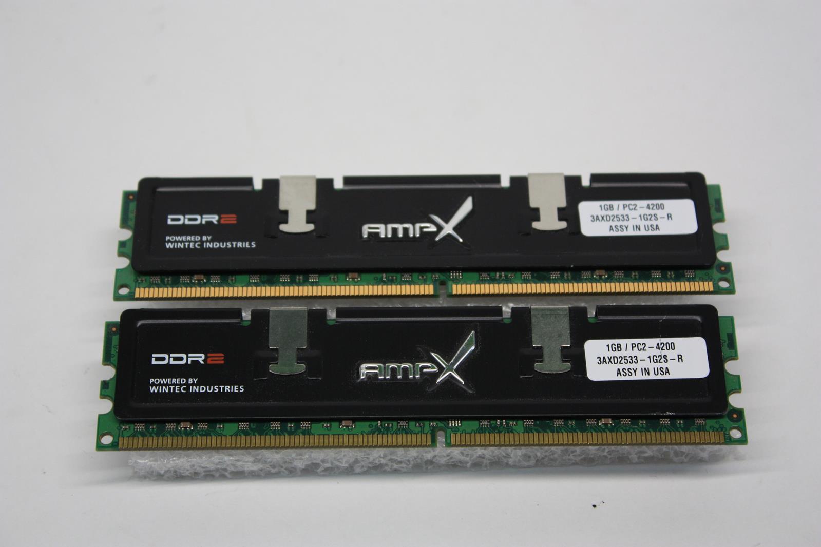 WINTEC INDUSTRIES AMPX  3AXD2533-1G2S - 2GB (2X1GB) PC2-4200