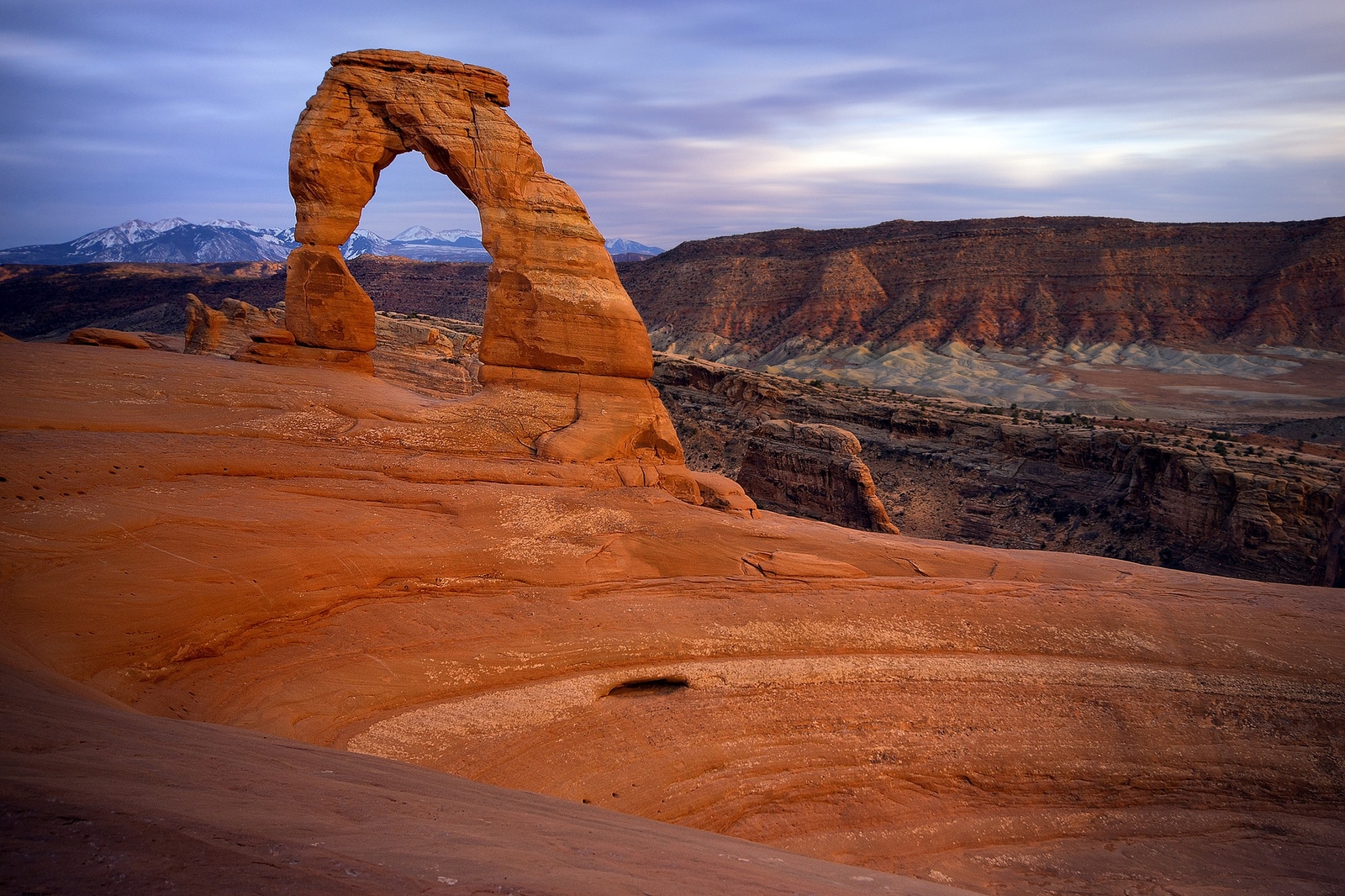 Landscape usa arches national park utah mountains rock Custom Gaming Mat Desk