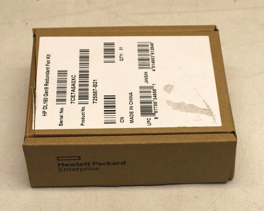 725587-B21  HPE DL160 Gen9 Redundant Fan Kit 768753-001, 779103-001 NEW 