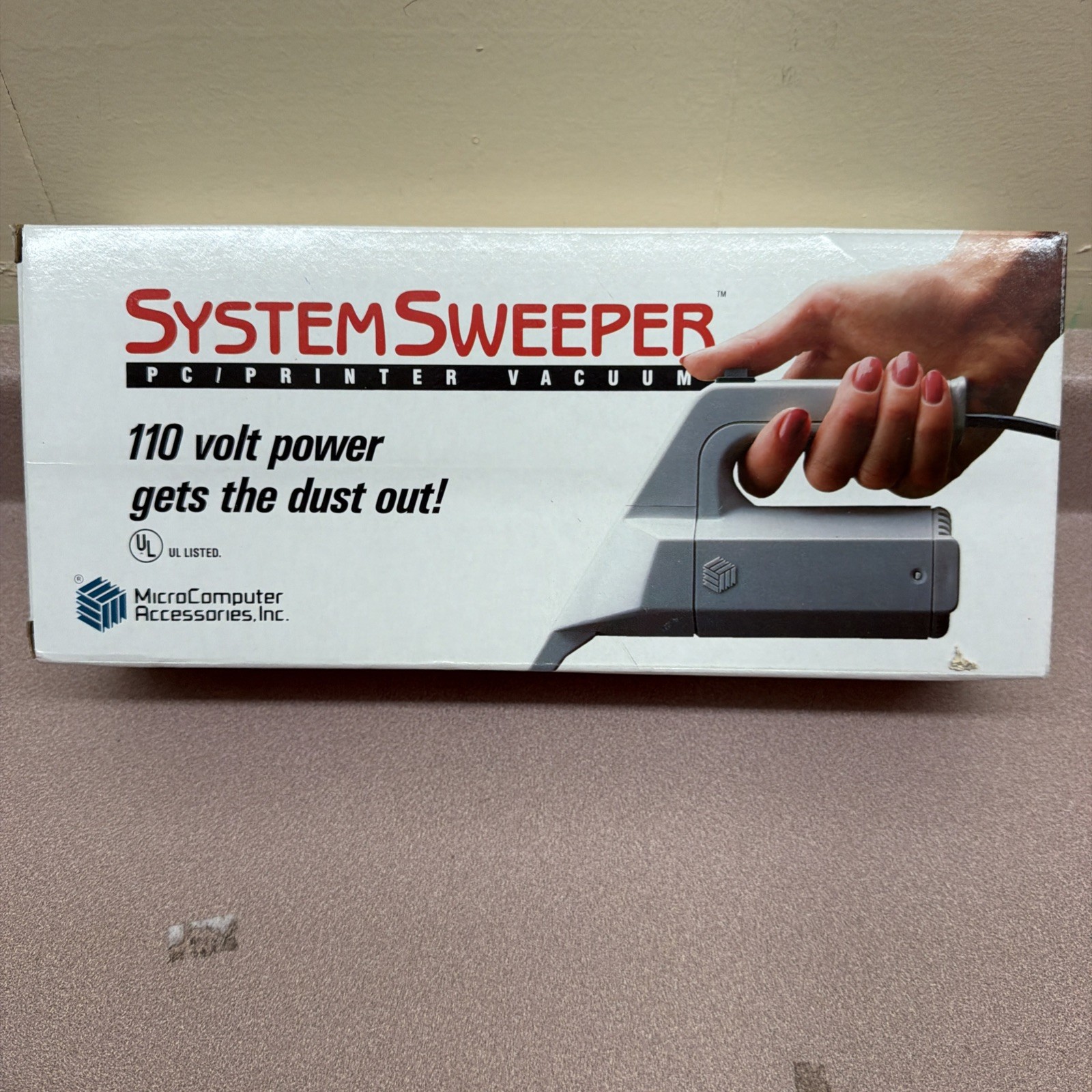 Rubbermaid System Sweeper PC Vacuum Handheld VINTAGE 110-Volt #440 - Brand new