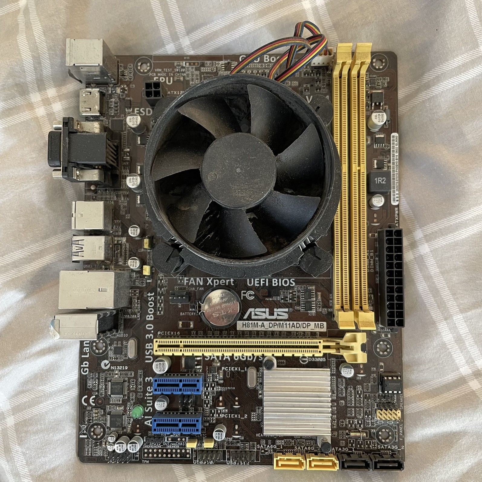 ASUS H81M-A_DP/M11AD/DP_MB LGA1150 Motherboard CPU RAM Combo