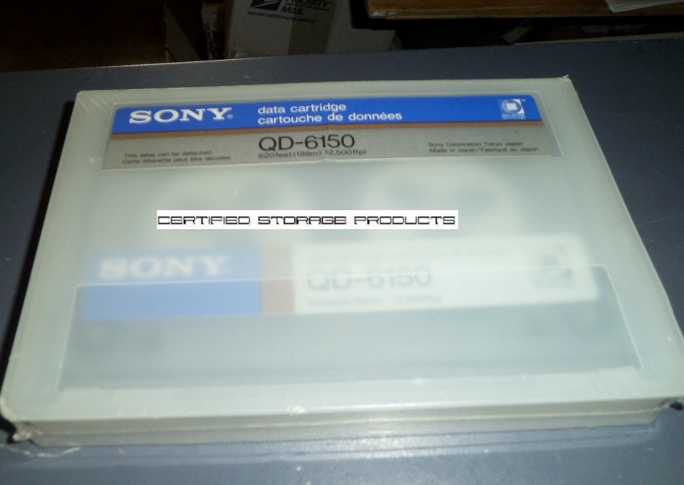 NEW Genuine Sony QD-6150 SLR 150MB Data Tape Cartridge DC6150 QD-6150 SEALED