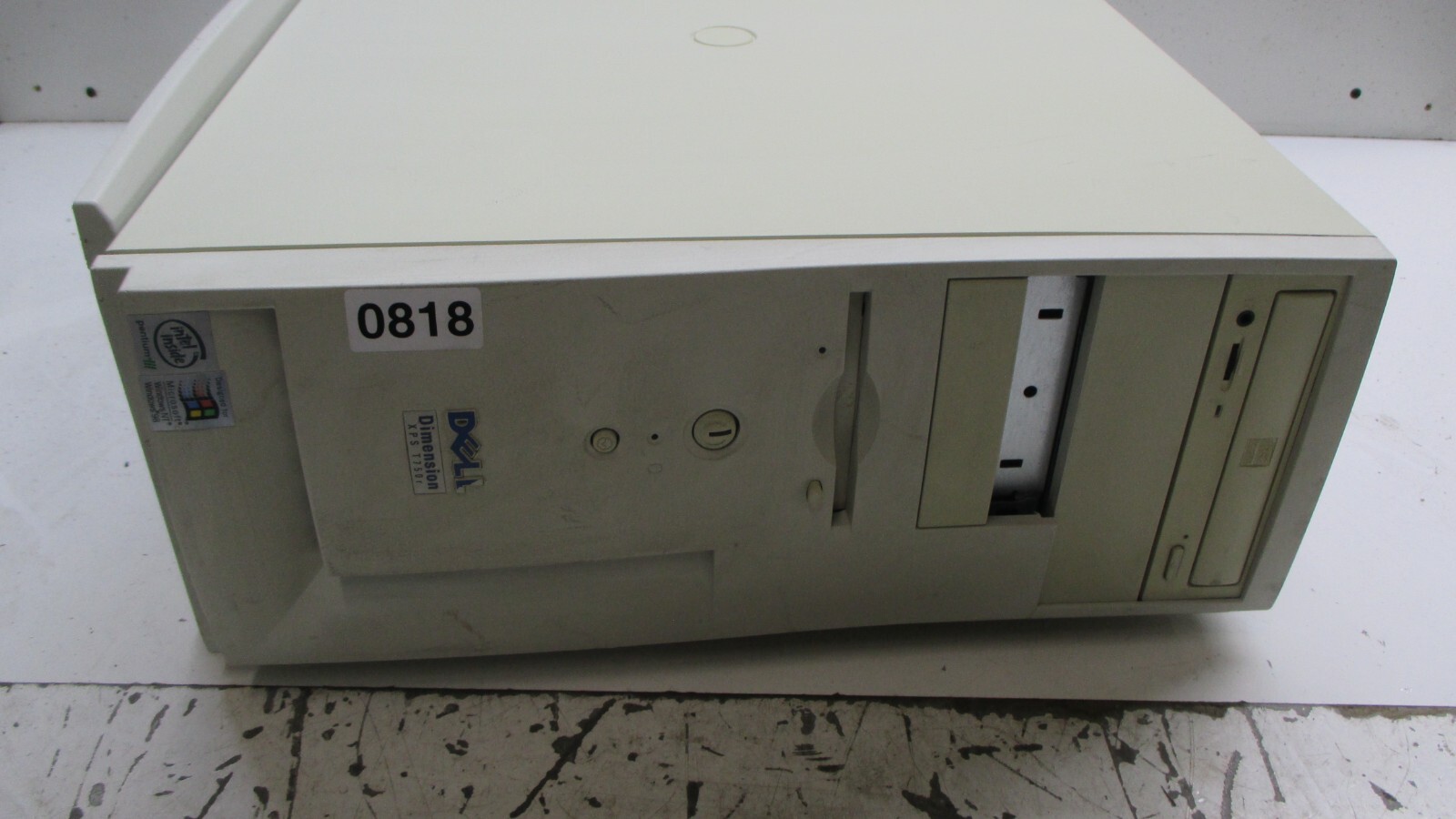 Dell Dimension XPS T650r Desktop Computer Intel Pentium 3 650MHz 64MB Ram No HDD