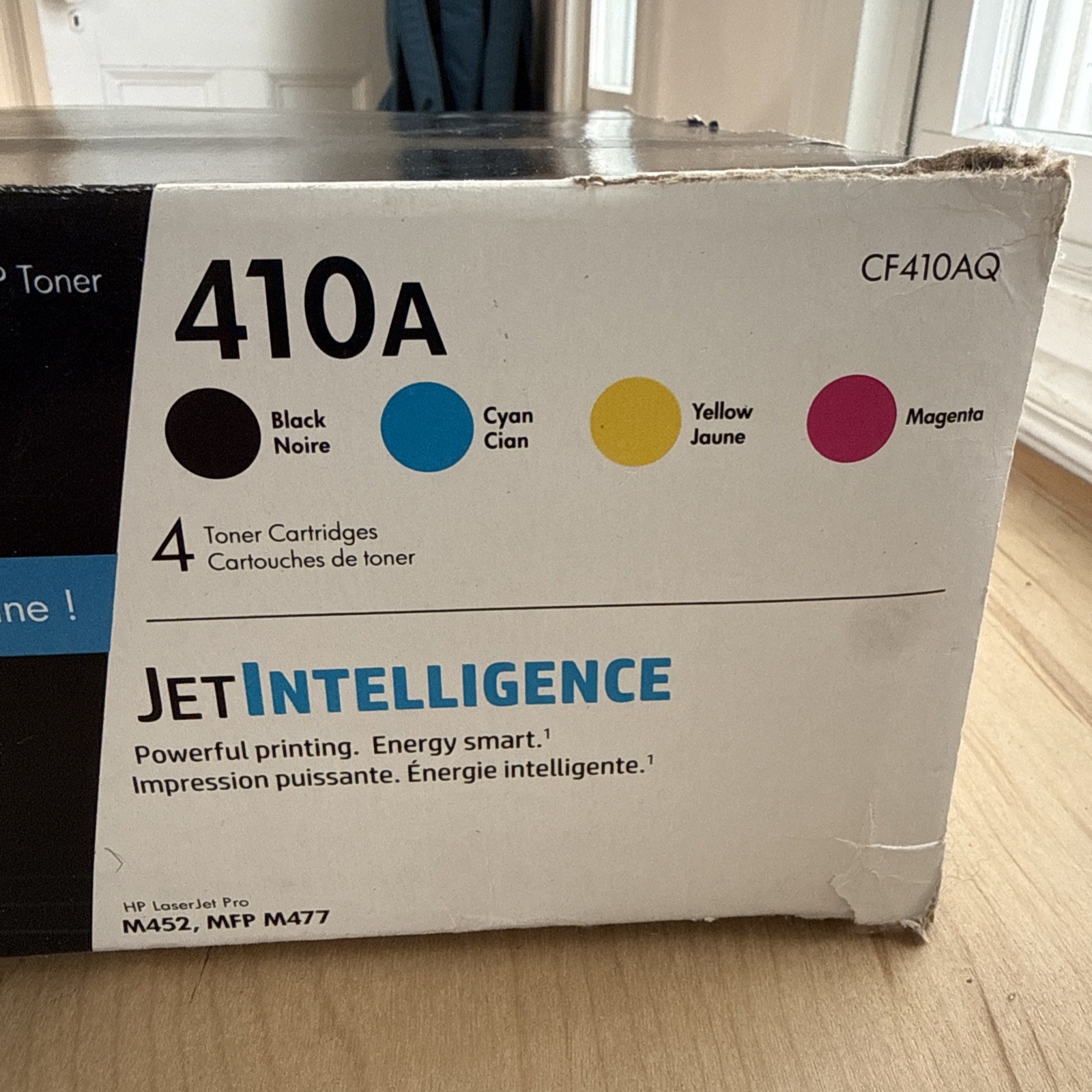 HP GENUINE FULL SET OF  410A TONER CARTRIDGES C/M/Y/K - CF410AQ - NEW