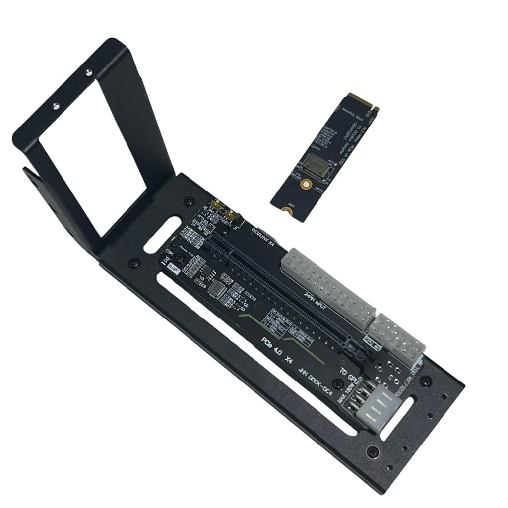 JMT M.2 M-Key to PCIE 4.0X4 External Graphics Card Stand Bracket Compatible w...