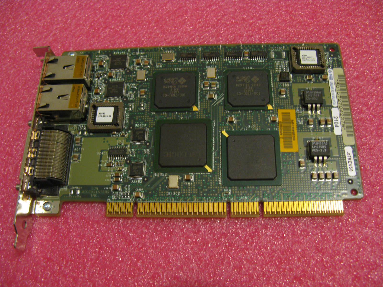 Sun X2222A 501-5727 Dual FastEthernet / Dual SCSI PCI Adapter