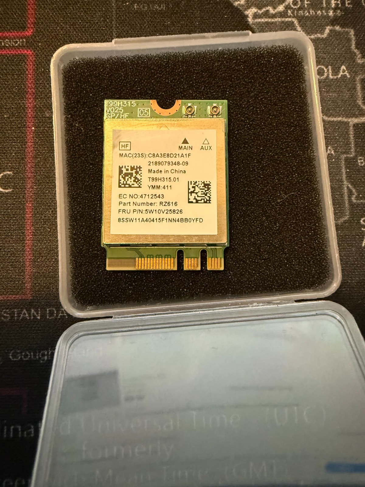Mediatek MT7922A22M M.2 2230 RZ616 M90156-001 Laptop Wifi 6E Bluetooth 5.2 Card