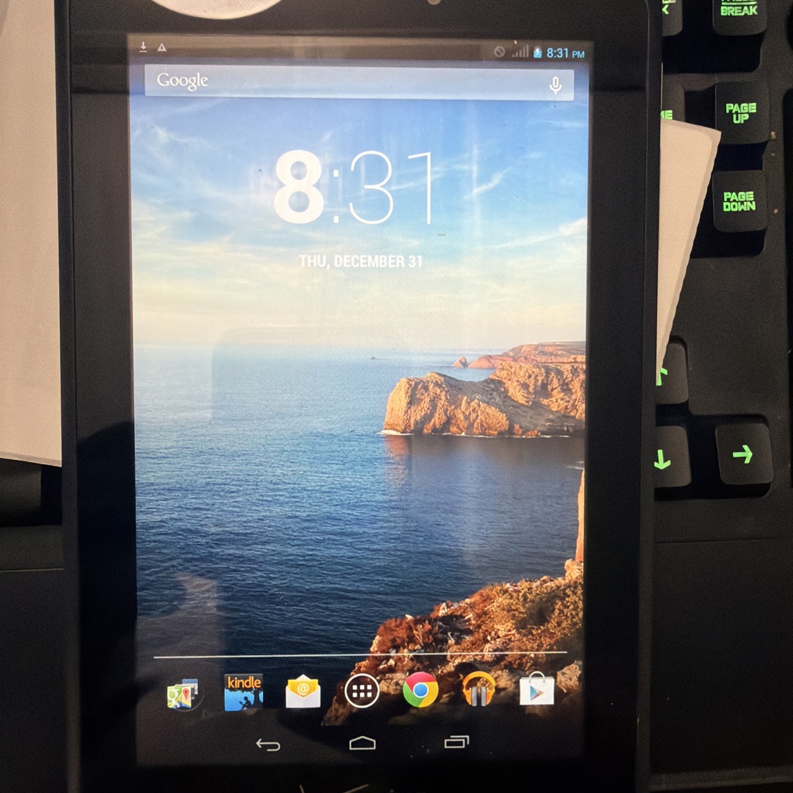 Verizon 4G LTE Tablet Model QMV7B slate
