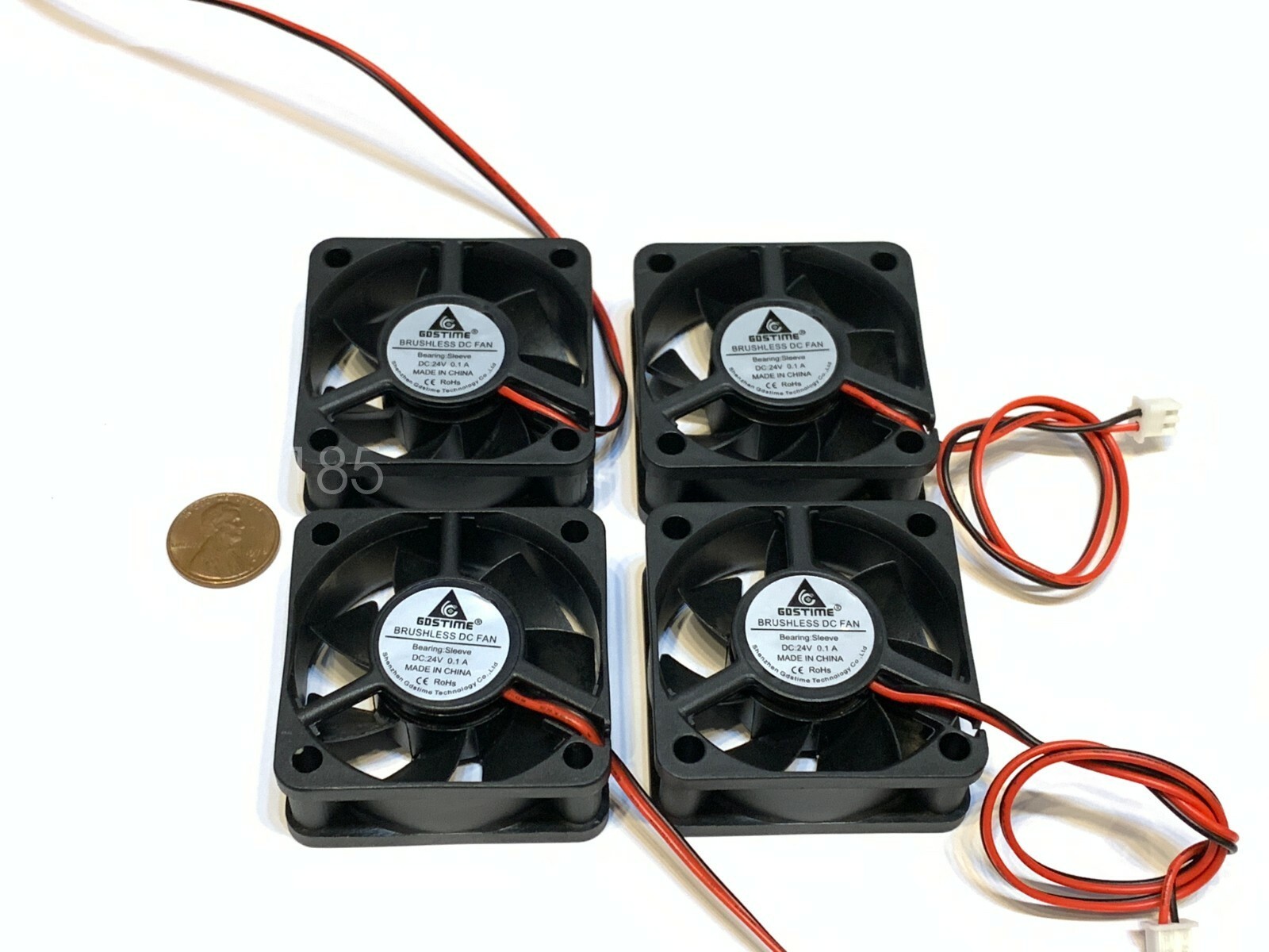 4 Pieces Fan 24v 5020 5cm 50mm cooling brushless case 2pin 20mm pc GDSTIME
