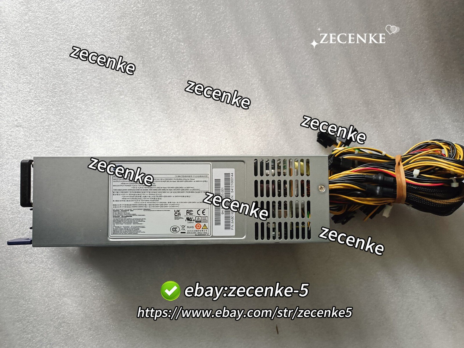 1Pcs Used FSP1200-50FS # DHL or Fedex