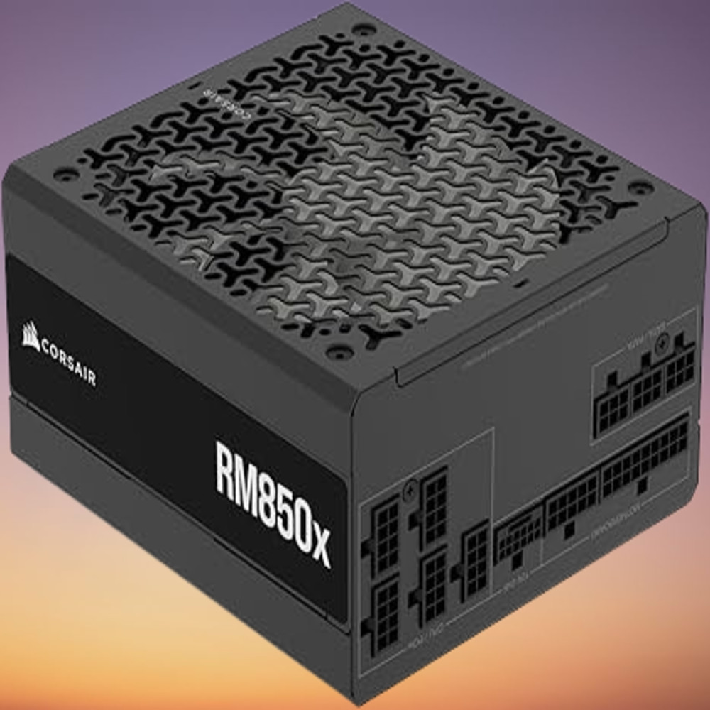 CORSAIR RM850x, ATX3.1, 850W, Cybenetics Gold, Fully Modular, Black