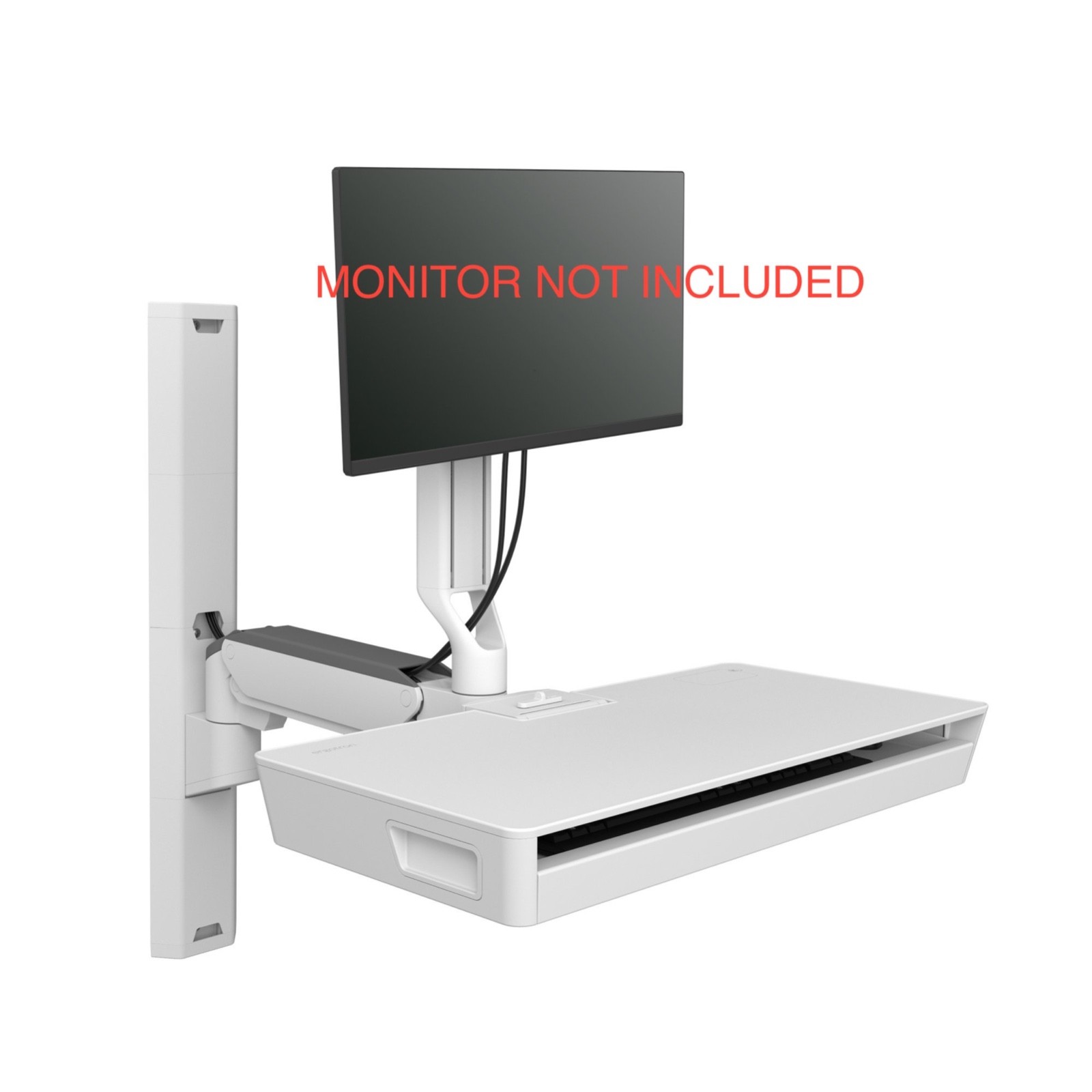 Ergotron 45-619-251 CareFit Combo System w/ Worksurface NEW.