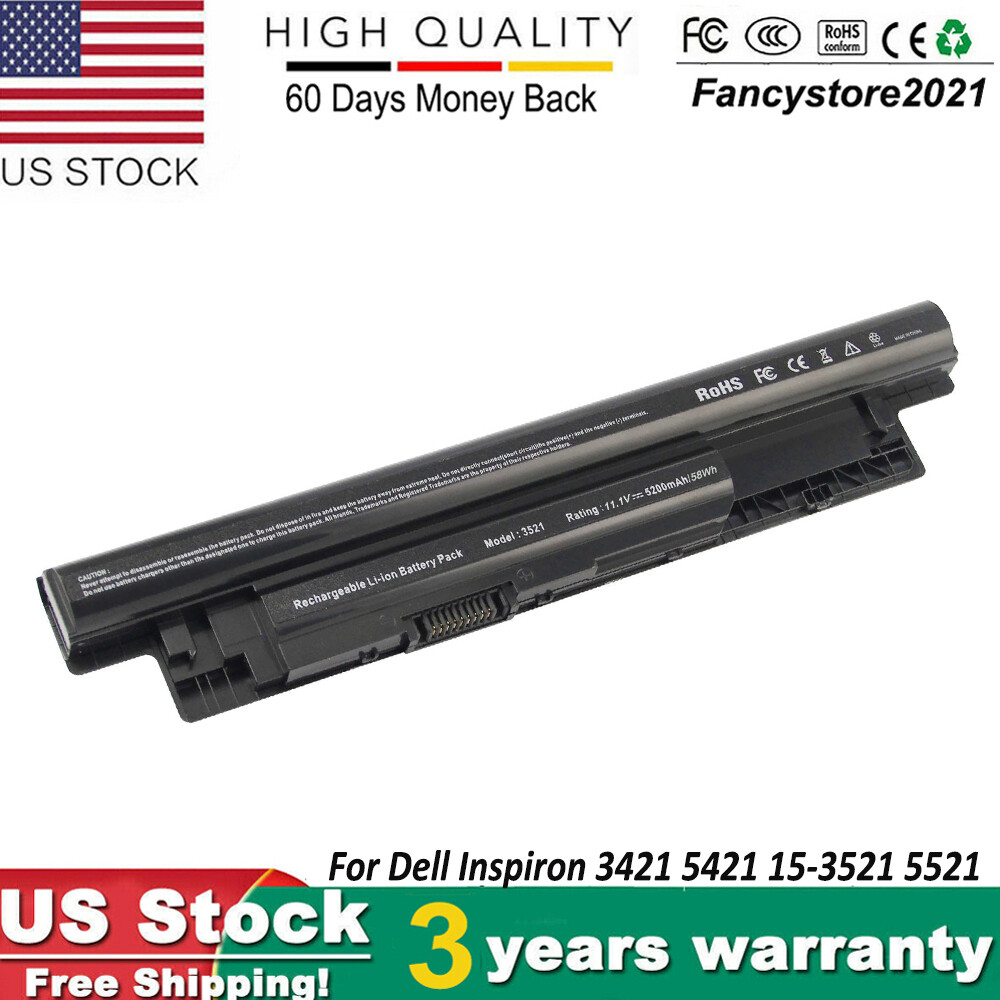 65WH Battery MR90Y For Dell Inspiron 3421 5421 15-3521 5521 3721 5721 XCMRD USA