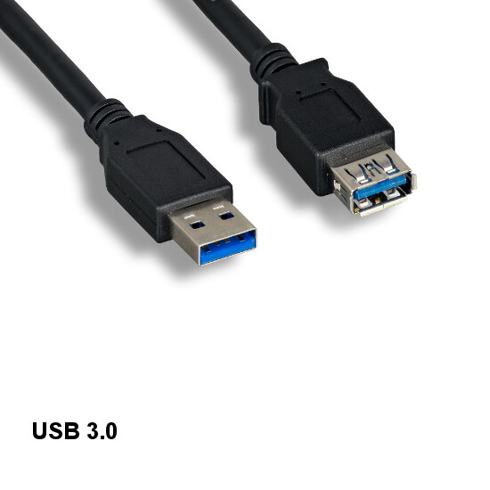 10x 3ft Spuer Speed USB 3.0 A Extension Cable 5Gbps Sync Charge Connect Data