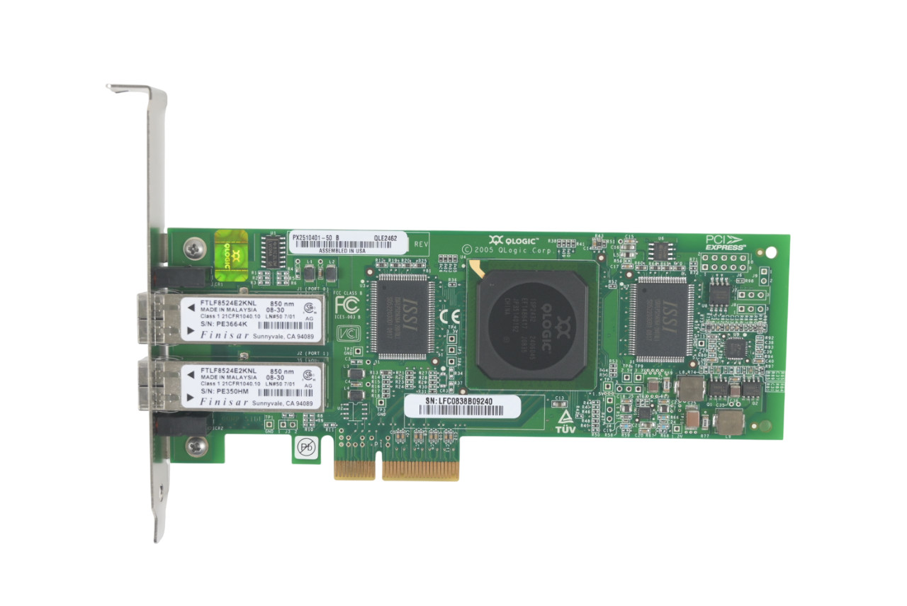 Dell 0DH226 QLogic 4GB Dual Port Fibre Channel PCI-E HBA Adapter P-X-4G-FC-L2P