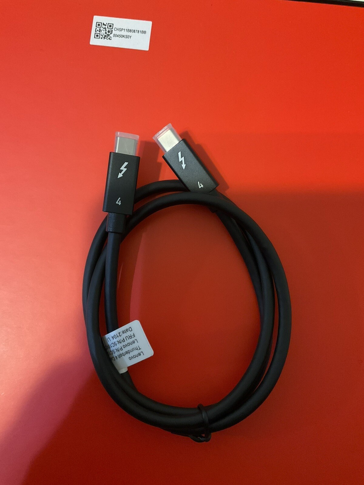 Genuine Lenovo Thunderbolt 4 cable for Thunderbolt Dock 0.7m