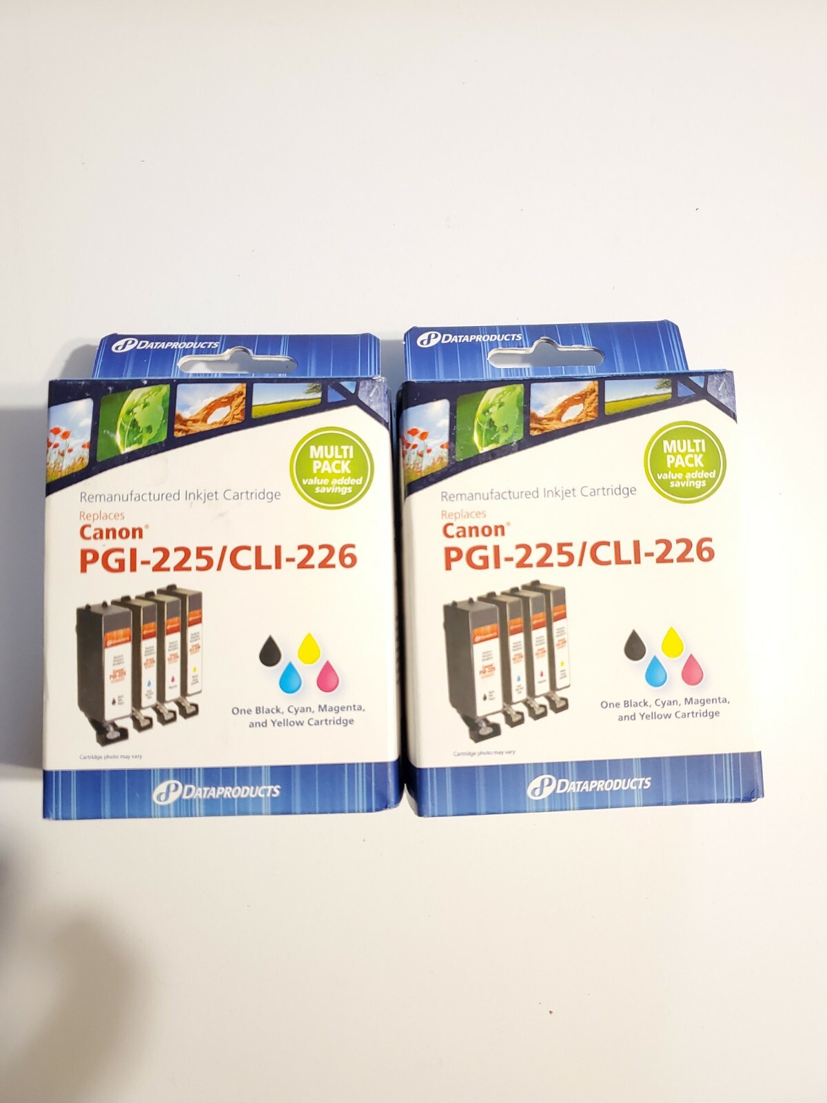 ☆NEW LOT OF (2)☆ Dataproducts CANON PGI-225/CLI-226 Inkjet Ink Cartridges CANNON