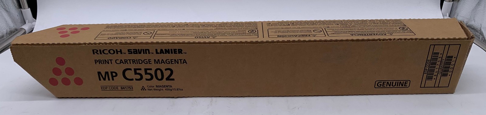 Genuine Ricoh 841753 (841681) Magenta Toner Cartridge, OEM