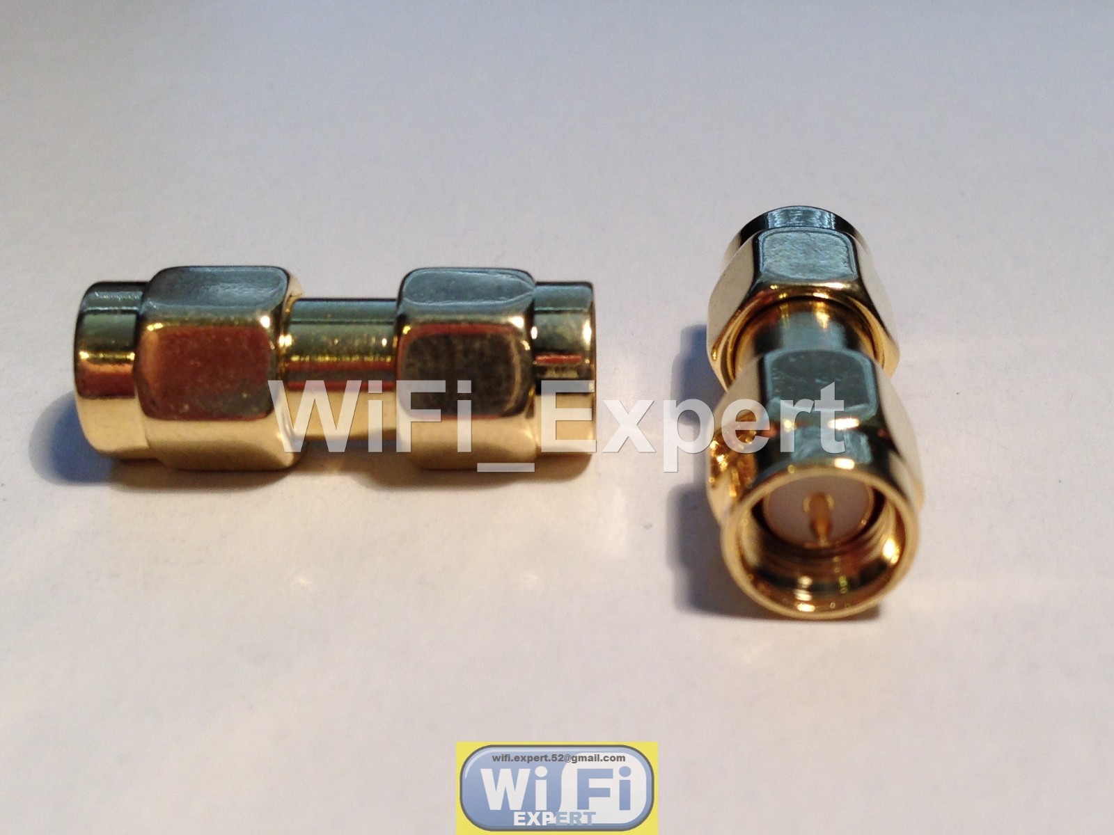 SMA male to SMA male RF Adapter Connector Connect 2 Females USA