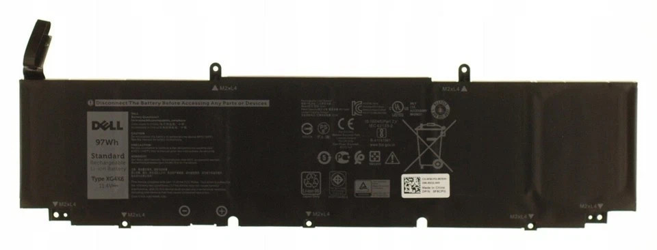 NEW Genuine 97W XG4K6 Battery For Dell XPS 17 9710 9720 Precision 5750 5760 5770