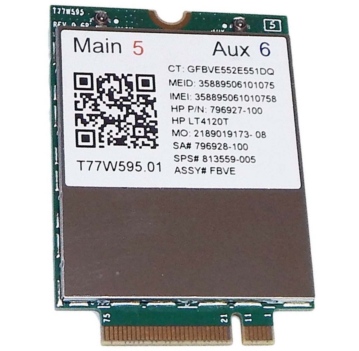 HP LT4120T LTE T77W595 796927-100 813559-005 4G WWAN M.2 module 150Mbps card